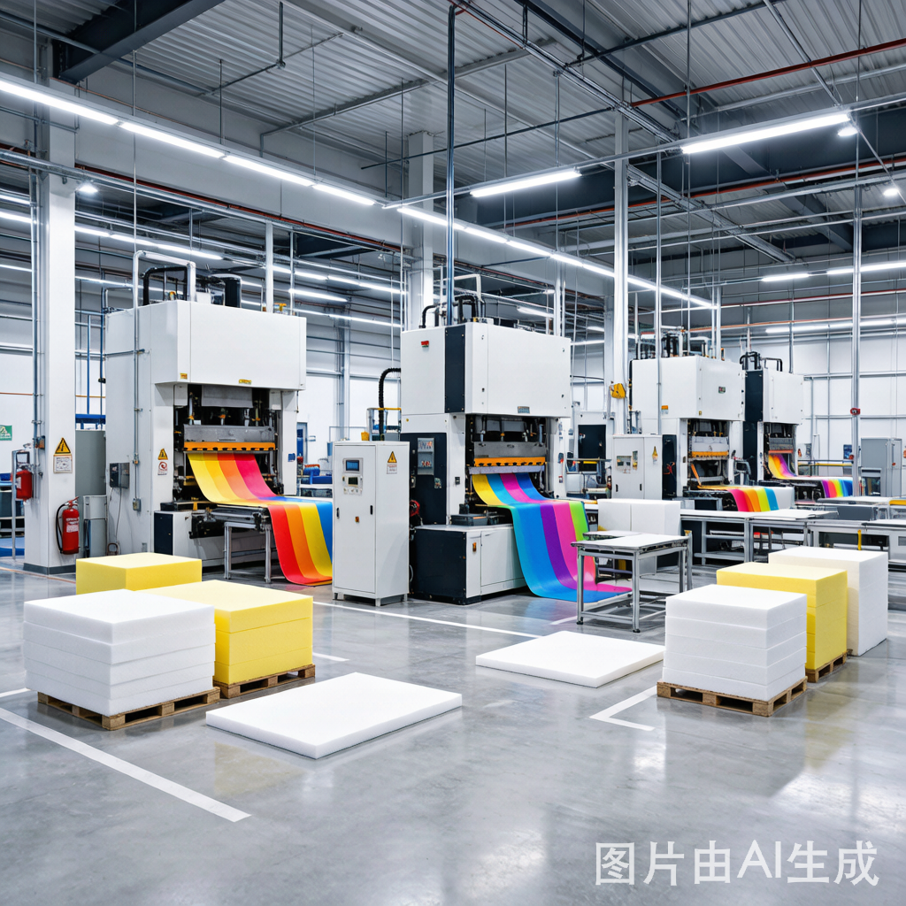 EVA发泡制品标准化生产线 EVA发泡制品标准化生产线——模压成型工艺
